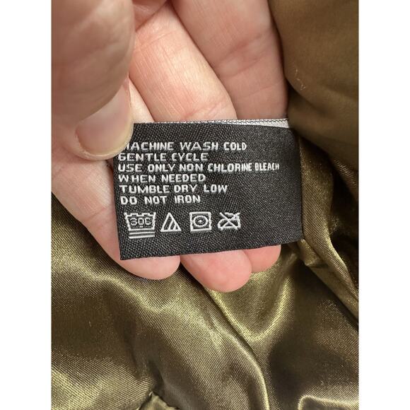 Altard State Womens Coat Size Small Green Puffer Jacket With Satin Lining - Picture 7 of 9